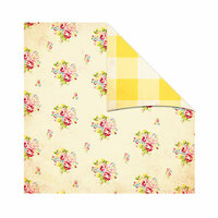 The Girls Paperie - Kitch Collection - 12 x 12 Double Sided Paper - Rose Bouquet, CLEARANCE