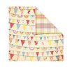 The Girls Paperie - Kitch Collection - 12 x 12 Double Sided Paper - Party Pennants, BRAND NEW