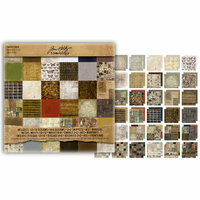 Advantus - Tim Holtz - Idea-ology Collection - 12 x 12 Paper Stash - Crowded Attic