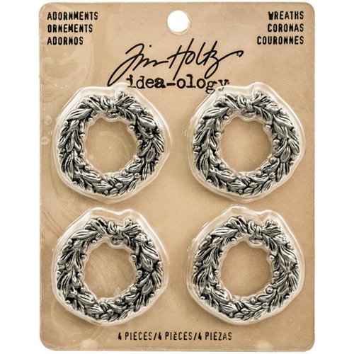 Advantus - Tim Holtz - Idea-ology Collection - Christmas - Adornments - Wreaths