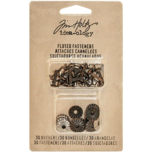 Advantus - Tim Holtz - Idea-ology Collection - Fluted Fasteners