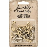 Advantus - Tim Holtz - Idea-ology Collection - Christmas - Jingle Brads