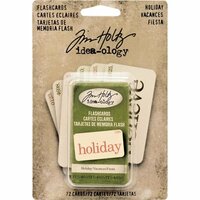 Advantus - Tim Holtz - Idea-ology Collection - Christmas - Holiday Flashcards
