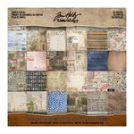 Idea-ology - Tim Holtz - 8 x 8 Paper Stash - Etcetera