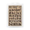 Idea-ology - Tim Holtz - Cling Foam Stamps - Type Lower