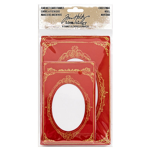 Advantus - Tim Holtz - Idea-ology Collection - Christmas - Cabinet Card Frames