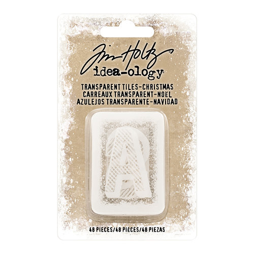 Advantus - Tim Holtz - Idea-ology Collection - Transparent Tiles - Christmas