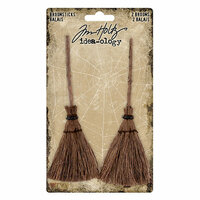 Advantus - Tim Holtz - Idea-ology Collection - Halloween - Broomsticks