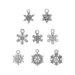Idea-ology - Tim Holtz - Christmas - Adornments - Snowflakes