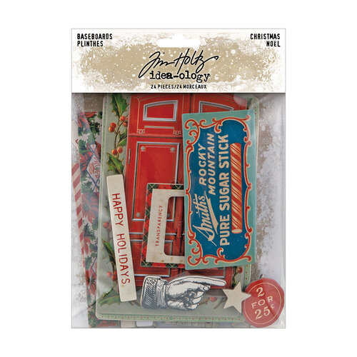 Idea-ology - Tim Holtz - Christmas - Baseboards