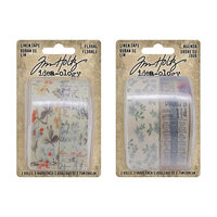 Idea-ology - Tim Holtz - Linen Tape - Floral and Agenda Bundle