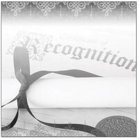 Creative Imaginations - Art Warehouse - Graduation Collection by Danelle Johnson - 12x12 Paper - Recognition, CLEARANCE