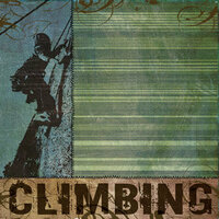 Creative Imaginations - Extreme Sports by Christine Adolph - Paper - Climbing, CLEARANCE