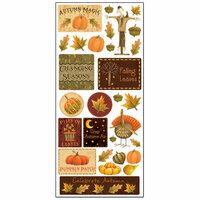 Creative Imaginations - Harvest Collection by Debbie Mumm - Jumbo Stickers - Harvest