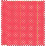 Creative Imaginations - Narratives by Karen Russell - Scalloped Paper - Red Polka Dot, CLEARANCE