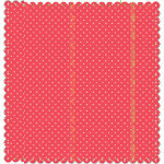 Creative Imaginations - Narratives by Karen Russell - Scalloped Paper - Red Polka Dot, CLEARANCE