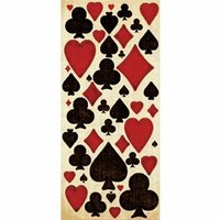 Creative Imaginations - Play Cards by Marah Johnson - Large Chipboard - Suits, CLEARANCE