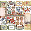 Creative Imaginations - Love Struck by Marah Johnson - Tattoo Collection - Epoxy Stickers