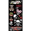 Creative Imaginations - Skull and Crossbones Collection - Large Chipboard Stickers - Skull and Crossbones