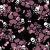 Creative Imaginations - Caution Girl Collection - Paper - Cherry and Skull Paper