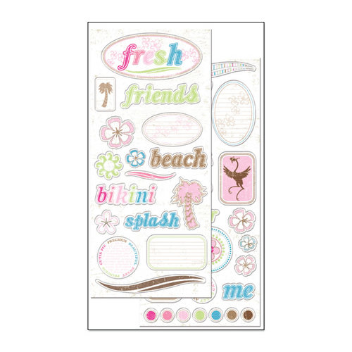 Creative Imaginations - Art Warehouse - Fresh Collection by Danelle Johnson - Large Chipboard - Fresh Elements, CLEARANCE