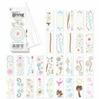 Creative Imaginations - Art Warehouse - Fresh Collection by Danelle Johnson - Swatch Book Impress On Rub Ons - Fresh