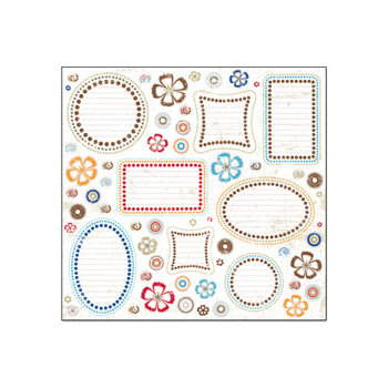 Creative Imaginations - Art Warehouse - Vibe Collection by Danelle Johnson - 12x12 Cardstock Stikers - Vibe Elements, CLEARANCE