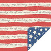 Creative Imaginations - All American Collection by Samantha Walker - Double Sided Paper - Liberty Stripes