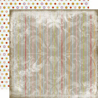 Creative Imaginations - Creative Cafe Collection - 12 x 12 Double Sided Paper - Multi Dot, CLEARANCE