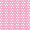Creative Imaginations - Creative Cafe Collection - 12 x 12 Printed Felt - Pink Polka Dot