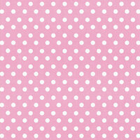 Creative Imaginations - Creative Cafe Collection - 12 x 12 Printed Felt - Pink Polka Dot