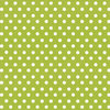 Creative Imaginations - Creative Cafe Collection - 12 x 12 Printed Felt - Lime Polka Dot