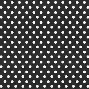 Creative Imaginations - Creative Cafe Collection - 12 x 12 Printed Felt - Black Polka Dot