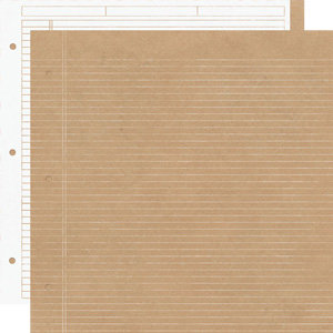 Creative Imaginations - Creative Cafe Collection - 12 x 12 Double Sided Paper - Neutral Notebook