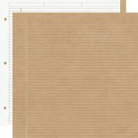 Creative Imaginations - Creative Cafe Collection - 12 x 12 Double Sided Paper - Neutral Notebook