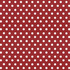 Creative Imaginations - Creative Cafe Collection - 12 x 12 Printed Felt - Dark Red Polka Dot, CLEARANCE