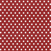 Creative Imaginations - Creative Cafe Collection - 12 x 12 Printed Felt - Dark Red Polka Dot, CLEARANCE