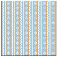 Creative Imaginations - Frosty Collection by Allison Connors - 12 x 12 Paper - Snowflake Stripe, CLEARANCE