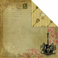 Creative Imaginations - Rock Star Collection by Marah Johnson - 12x12 Double Sided Paper - Time To Rock