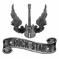 Creative Imaginations - Rock Star Collection by Marah Johnson - Metal Rhinestone Embellishments - Rock Star