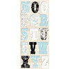 Creative Imaginations - Narratives - French Blue Bell Collection by Karen Russell - Chipboard Alphabet - French Blue Bell, CLEARANCE