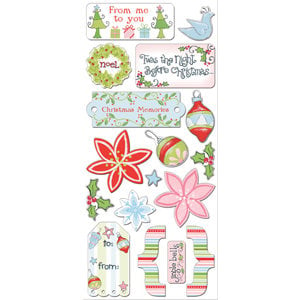 Creative Imaginations - Carole's Christmas Collection by Renae's House - Chipboard - Carole's Christmas