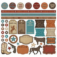 Creative Imaginations - Signature Western Spirit Collection - 12x12 Sticker Sheets - Western Spirit