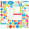 Creative Imaginations - Signature Magic Meals Collection - 12x12 Sticker Sheets - Silly