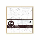 Creative Imaginations - Bare Elements Collection - Die Cut Chipboard - D-Mensions - Wings, CLEARANCE