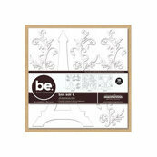 Creative Imaginations - Bare Elements - D-Mensions - Die Cut Chipboard with Adhesive Dots - Bon Soir, CLEARANCE