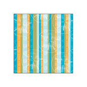 Creative Imaginations - Beach Days Collection by Allison Connors - 12x12 Paper - Beach Stripe, CLEARANCE