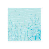 Creative Imaginations - Beach Days Collection by Allison Connors - 12x12 Paper - Sand Dollar, CLEARANCE