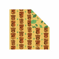 Creative Imaginations - Retro Tropical Collection - 12x12 Double Sided Paper - Totally Tiki, CLEARANCE