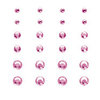 Creative Imaginations - Creative Cafe Collection - Self Adhesive Gems - Pink